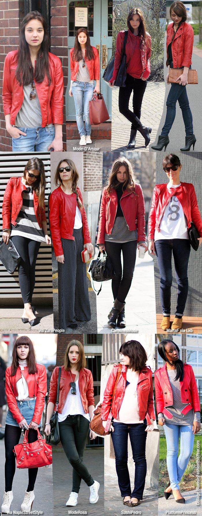 red leather jacket 
