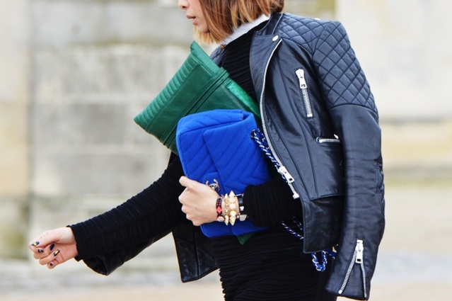 Navy leather jacket stylelovely.com navy leather jacket